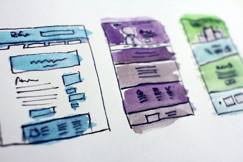 Landingpage Wireframes