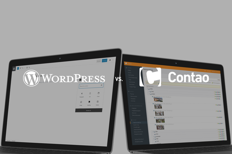 WordPress vs. Contao